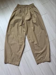 ベージュ ガウチョパンツ サイズF