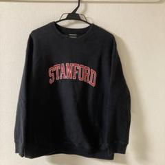ウエアハウス スウェットSTANFORD グレー 40 カレッジプリ　ビンスエ WAREHOUSE ウエアハウス ステンシルプリント 両V クルーネック