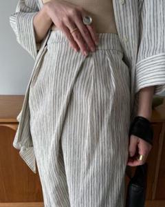 CLANE タックパンツ　ハイウェスト