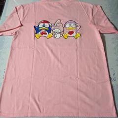 ドンペン×ドンコ×マイメロディTシャツ ピンク　サイズL バックプリント