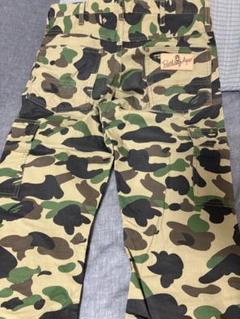 BAPE 110cm カモフラージュ柄パンツ　キッズ A・BATHING APE APE エイプ BAPE KIDS カモフラ パンツ - メルカリ