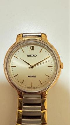 SEIKO AVENUE クォーツ腕時計 ゴールド/シルバー - メルカリ