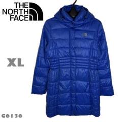 ⭐︎美品⭐︎THE NORTH FACE ロングダウンジャケット青　レディースXXL ⭐︎美品⭐︎THE NORTH FACE ロングダウンジャケット青