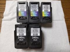 使用済みCanon純正カートリッジ BC340XL・BC341XL
