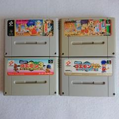 スーパーファミコン本体　カセット4本セット（電池交換済み） 任天堂 ゲーム機用 特殊ドライバー 2本セット 本体用 カセット用