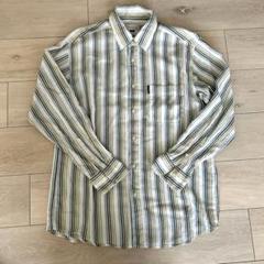 ネルシャツ　ストライプ　爽やか　L シンプルライフ