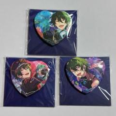 新品★あんスタ★アニカフェ★Valkyrie【影片みか】ハート缶バッジ★セット あんさんぶるスターズ あんスタ 影片みか Valkyrieイベント記念