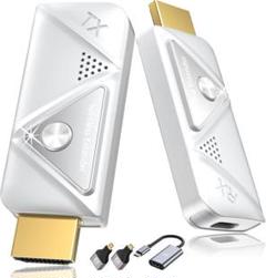 ✨ワイヤレスhdmi 無線 送受信機セットプラグアンドプレイ✨50m 30m