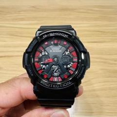 激レア カシオ CASIO G-SHOCK GA-200SH ブラック/レッド - メルカリ