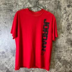 ✨Nike JORDAN✨ナイキ♡半袖Tシャツ♡スポーツウェア♡赤♡メンズ(L)