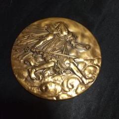 造幣局製　昭和十年満州国皇帝陛下　満州國奉迎記念　記念章メダル直径7.6cm 満洲国皇帝陛下奉迎記念メダル 直径約76mm 厚さ約5mm 昭和十年四