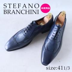 希少/未使用ステファノブランキーニ　パイソン×牛革ドレスシューズ 希少/未使用ステファノブランキーニ パイソン×牛革ドレス