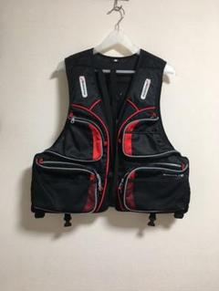 マルキューフローティングベスト ライフジャケット L-LL 黒 マルキュー PFD03 L2 ブラック レッド S-M L-LL フィッシング