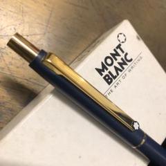 MONT BLANC ボールペン モンブラン ノック式 Sライン？ ネイビー本体 魅力的な価格 MONT BLANC ボールペン モンブラン ノック式 S