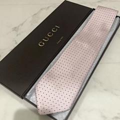 GUCCI グッチ ネクタイ ピンクドット