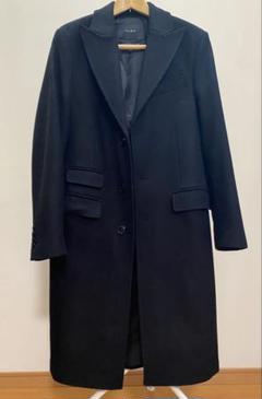ZARA チェスターコート ダブル　黒　イタリア製生地　M ロングコート 1 楽天市場】チェスターコート ダブルの通販