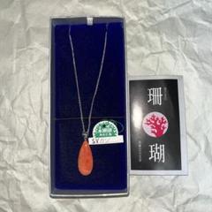 土佐名産　本珊瑚ネックレス BITOKEN ≪希少≫土佐珊瑚 高知県産血赤サンゴ 2連ネックレス長