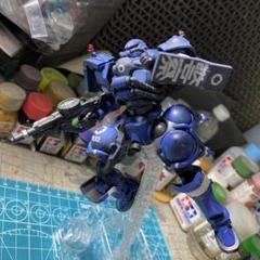 塗装完成品　軍警ザク　機動戦士ガンダム　ジークアクス 機動戦士ガンダム ジークアクス HG1/144 軍警ザク 塗装完成品