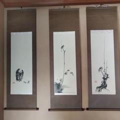 掛け軸 掛軸 宮本武蔵 紅梅鳩図 （ こうばいはとず ） （尺五） : 40023 : 絵画生活 - 通販 - Yahoo!ショッピング