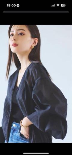 新品 ⭐︎ anuans ボリュームスリーブシアーブルゾン - メルカリ