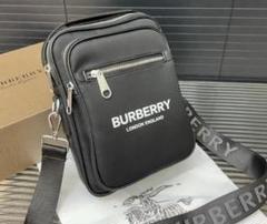 バーバリーナイロンショルダーバッグ 未使用級 バーバリーブラックレーベル ショルダーバッグ A4可