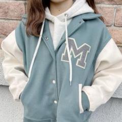 《美品》nemne store スタジャン　メンズライクのサムネイル