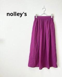 【上品】nolley's ノーリーズ　ロングフレア上品スカート