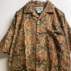 古着 シャツ 総柄 柄シャツ 開襟 オープンカラーシャツ アロハシャツ 半袖
