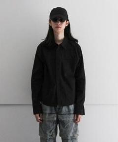 エンタイアスタジオ 新品 shirt 02 タグ付 正規品 BLACK 黒 L