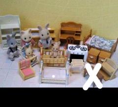 シルバニアファミリー セット まとめて 家具 人形 赤ちゃん