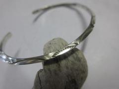 【希少】vintage ナバホ族 トライアングルバングル ブレスレット VINTAGE】ナバホ トライアングル バングル 《フレッドハービー