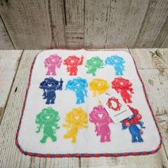 ミャクミャク　タオルハンカチ　カラフル