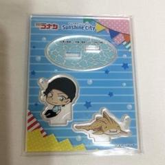 名探偵コナン　サンシャイン水族館　アクリルスタンド＆缶バッジ蘭セット 公式】名探偵コナン 慧眼の天空都市（サンシャインシティ） on X