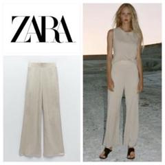 ☆ドイツ発*ZARA*新作*テクスチャーニットワイドパンツ/BL☆ m54118384410_1.jpg?1717918248