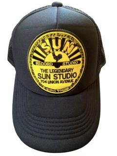 SUN RECORD サンレコード ワッペン付き メッシュキャップ 黒 新品