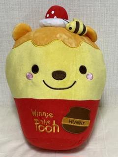 プーさん 抱き枕　ぬいぐるみ　クッション　黄色　ハニーポット　キャラクター