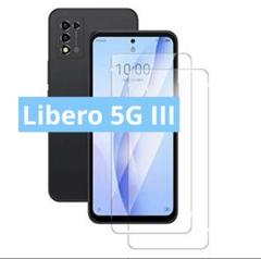Libero 5G III ガラスフィルム 2枚9H強化ガラス 保護フィルム