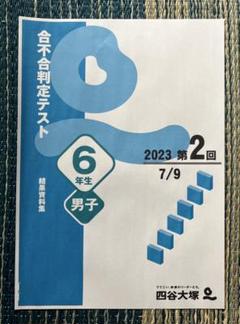 四谷大塚 合不合判定テスト 6年男子