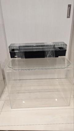 楽天市場】60cm用大型上部フィルター クリアタイプ : 熱帯魚の