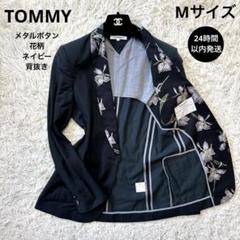 希少☆【トミー】花柄 メタルボタン 本切羽 背抜き テーラード