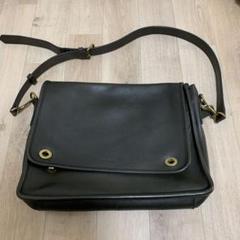 オールドコーチ coach ダークグリーン ショルダー 革カバン