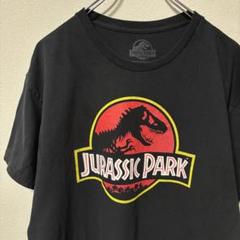美品　ジュラシックパーク　ムービーTシャツ　　ビッグロゴ　黒　Lサイズ