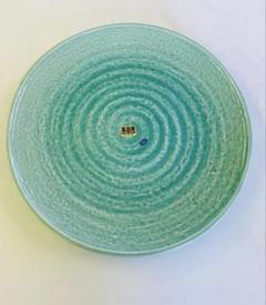 【新品未使用】大皿　皿　青釉　萬古焼　陶器
