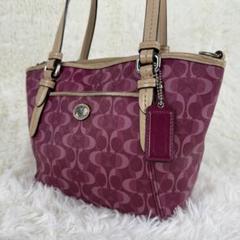 お値下げ⭐︎新品未使用⭐︎COACH バニティバッグ ピンク コーチ アウトレット ハンドバッグ ショルダーバッグ ピンク