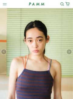 pamm キャミソール miller × PAMMの後ろ姿のカップ付きキャミソール – pamm