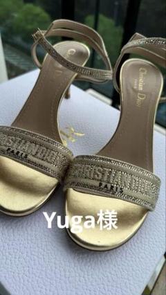 Christian Dior サンダルスワロフスキーサイズ37 Christian Dior サンダルスワロフスキーサイズ37