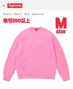Supreme Terry Small Box Sweater Pink M - メルカリ
