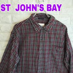 C453【ST JOHN'S BAY】長袖ネルシャツ【メンズXL】