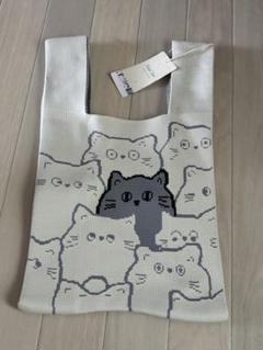 ♥️手編み♥️ハンドメイド♥️バッグ♥️ニットバッグ♥️チューリップ猫ちゃんバッグ♥️ 06382f8b309c0f29fa430355523b9a