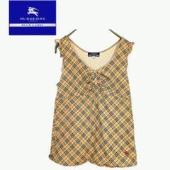 美品 BURBERRY バーバリー ロンドン タンクトップ キャミソール